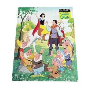 Vintage Golden Walt Disney Snow White 200 Piece Puzzle